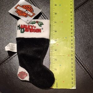 Harley-Davidson Festive Black and White Stocking